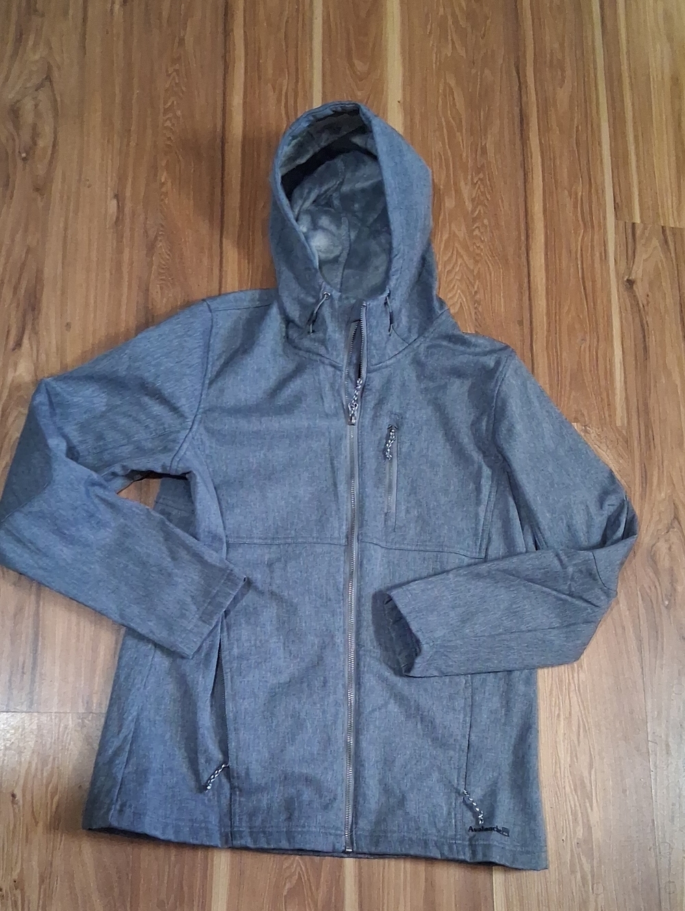 Avalanche  Hooded Windbreaker Jacket - Gray